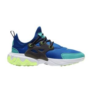 Nike Kids Blue and Neon Green Sneakers